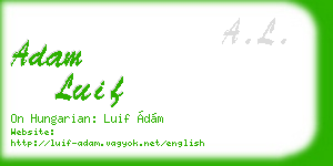 adam luif business card