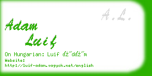adam luif business card